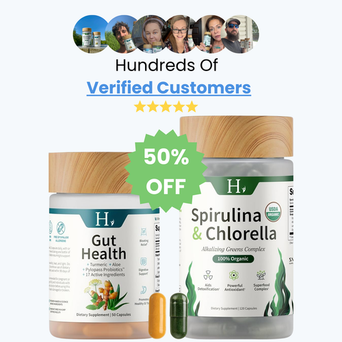 Gut Health + Spirulina & Chlorella