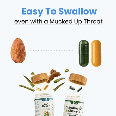 Gut Health + Spirulina & Chlorella