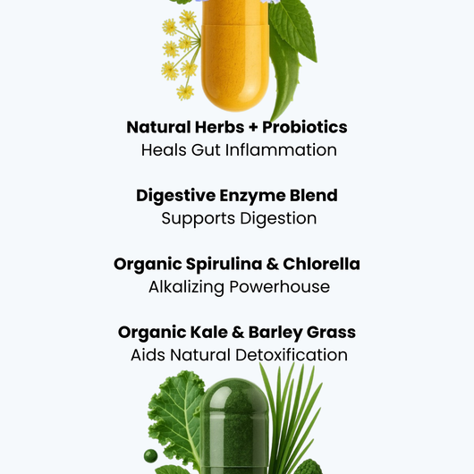 Gut Health + Spirulina & Chlorella